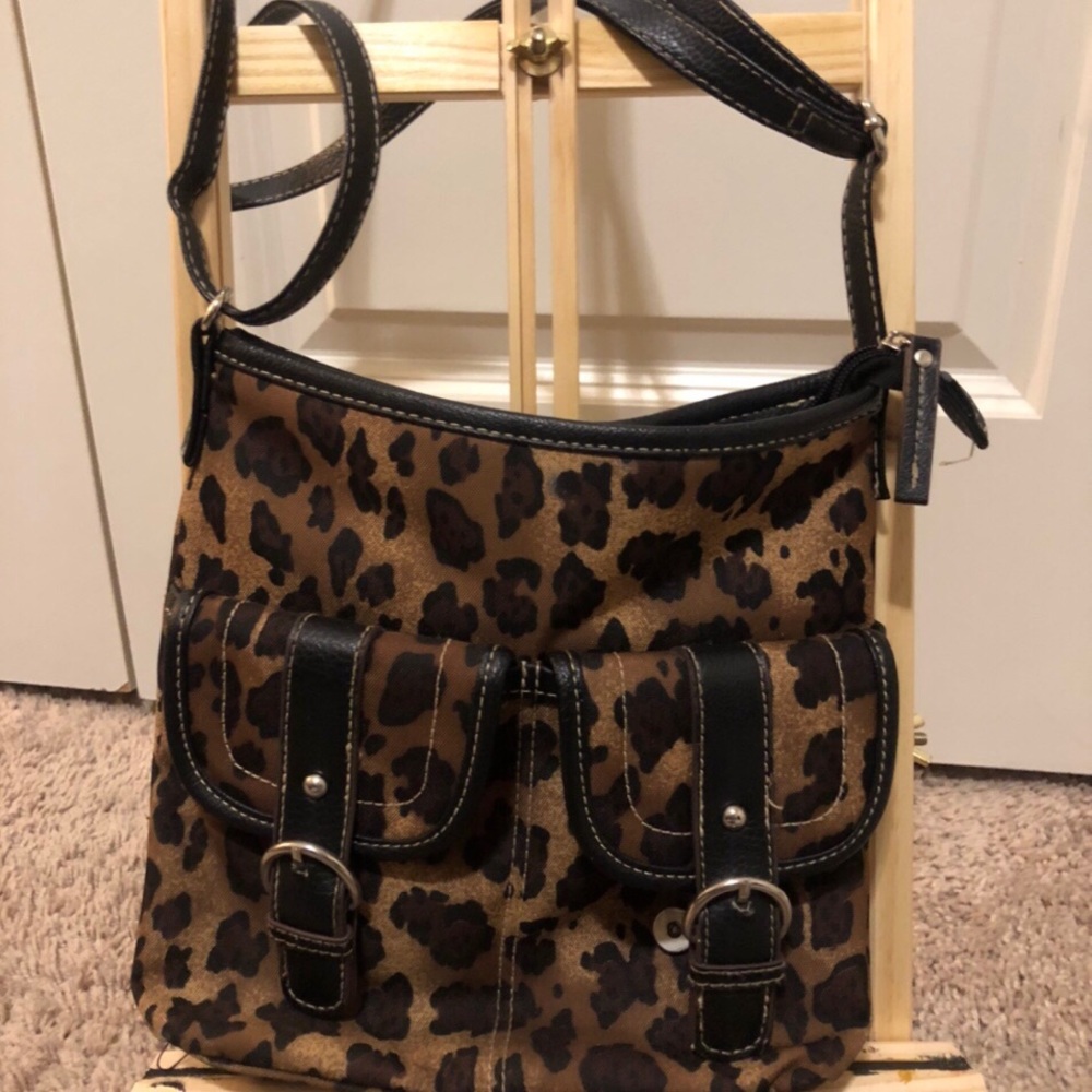 Cheetah print Shoulder purse